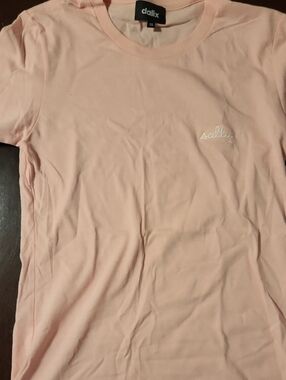 Dalix Pink Tee with 'salty' Script